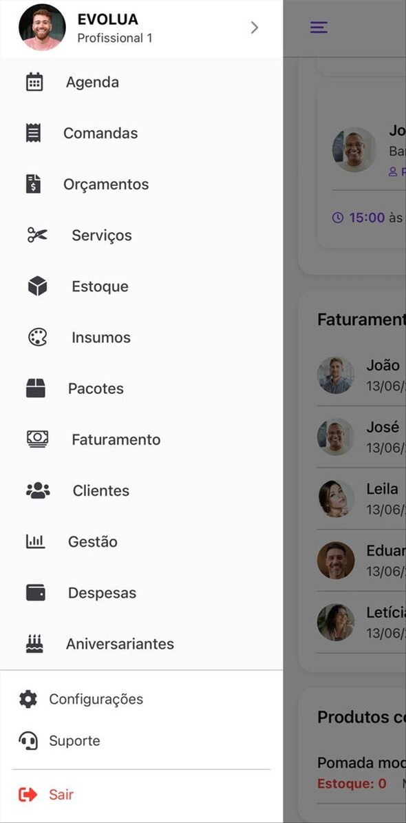 Menu Principal