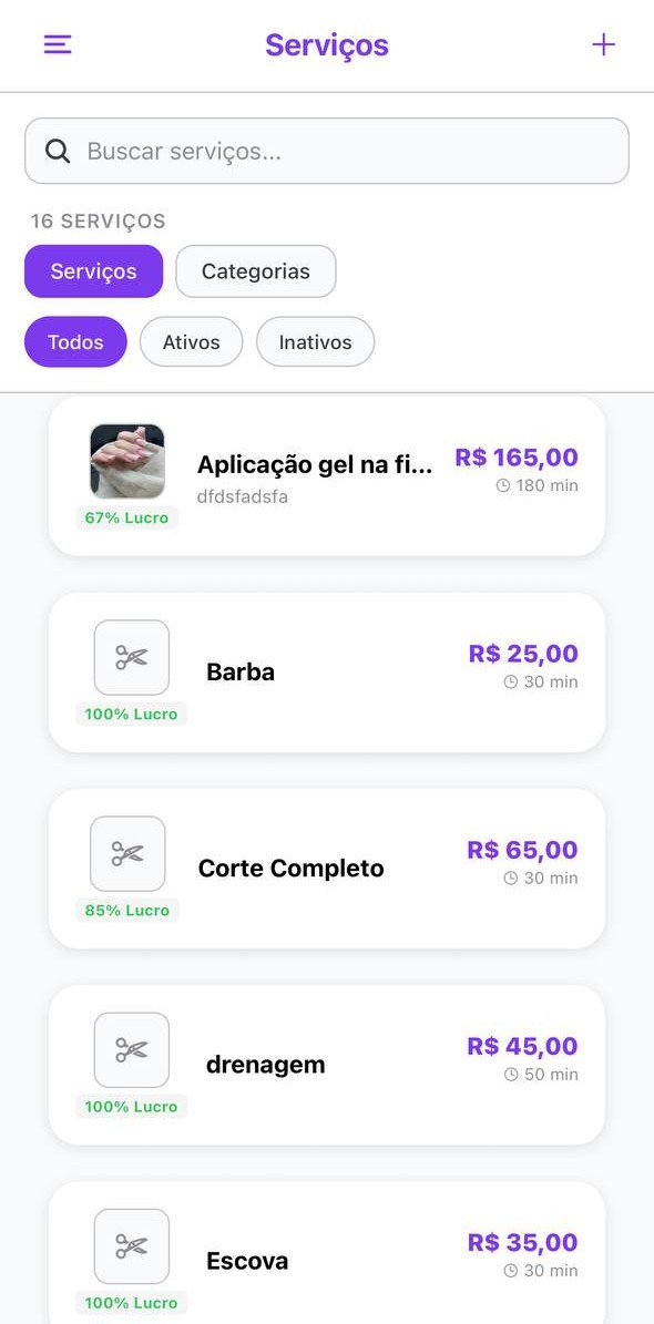 Lista de Serviços